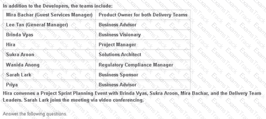 AgilePM-Practitioner Question 42