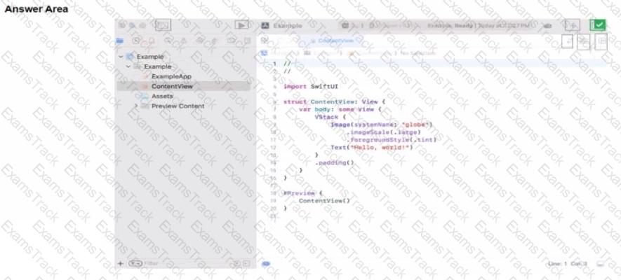 App-Development-with-Swift-Certified-User Question 6