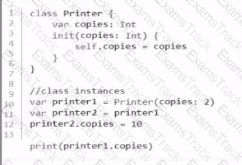 App-Development-with-Swift-Certified-User Question 10