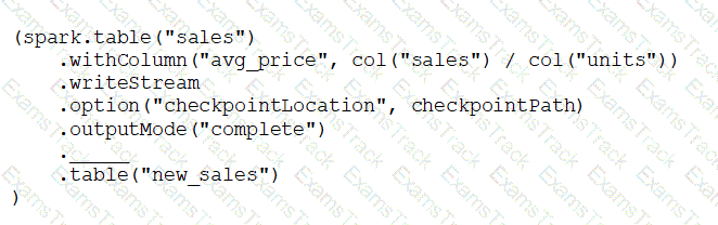 Databricks-Certified-Data-Engineer-Associate Question 10