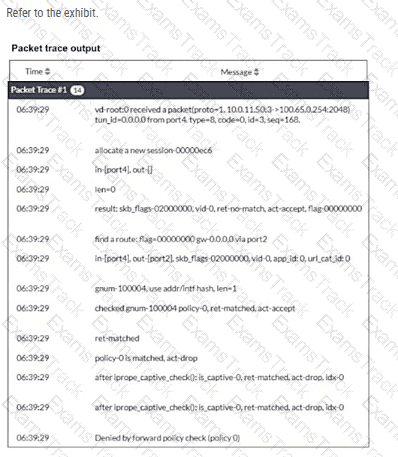 NSE4_FGT_AD-7.6 Question 16