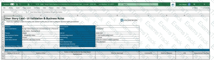 ClaimCenter-Business-Analysts Question 5