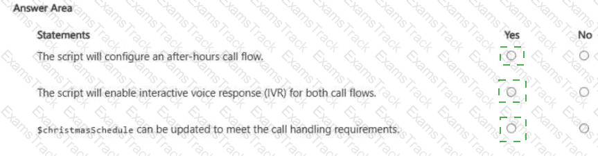 MS-700 Answer 4
